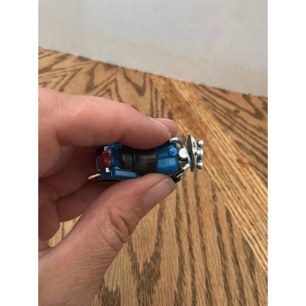 BikerCore Kids Unbranded Friction Motorcycle Toy Small Blue